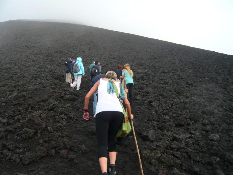 Volcan Pacaya-n.JPG - The hike was up, up. up. Especially the last stretch.